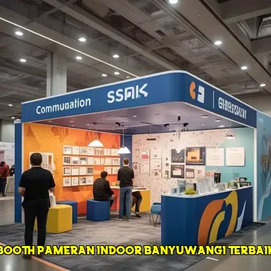 booth pameran indoor banyuwangi terbaik